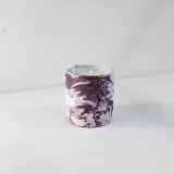 Cement Soy Candle | Balsam & Cedar | Purple | Hand-Poured | Eco-Friendly | Refillable | 100% Natural Composition | Purple | Handmade in Vancouver