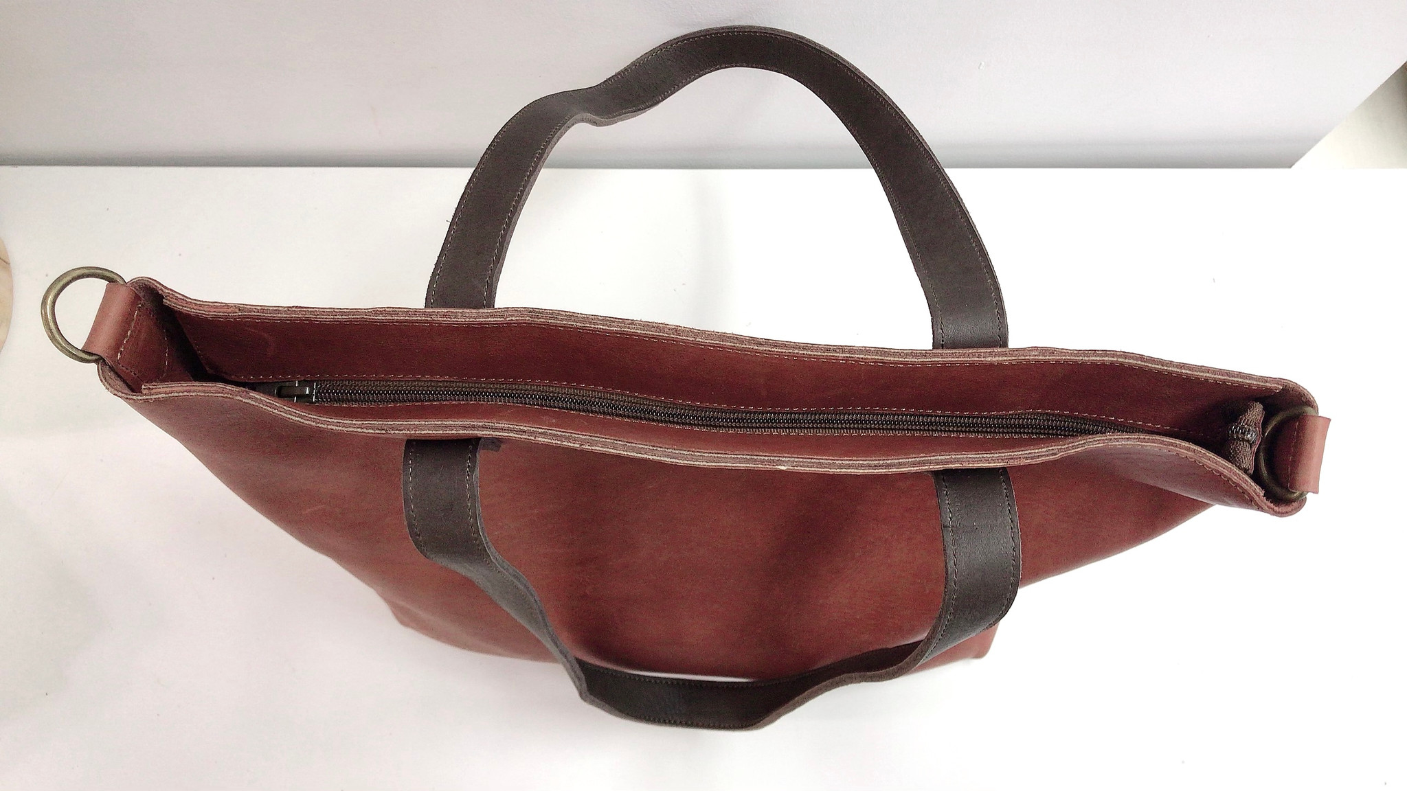 brown genuine leather handbags