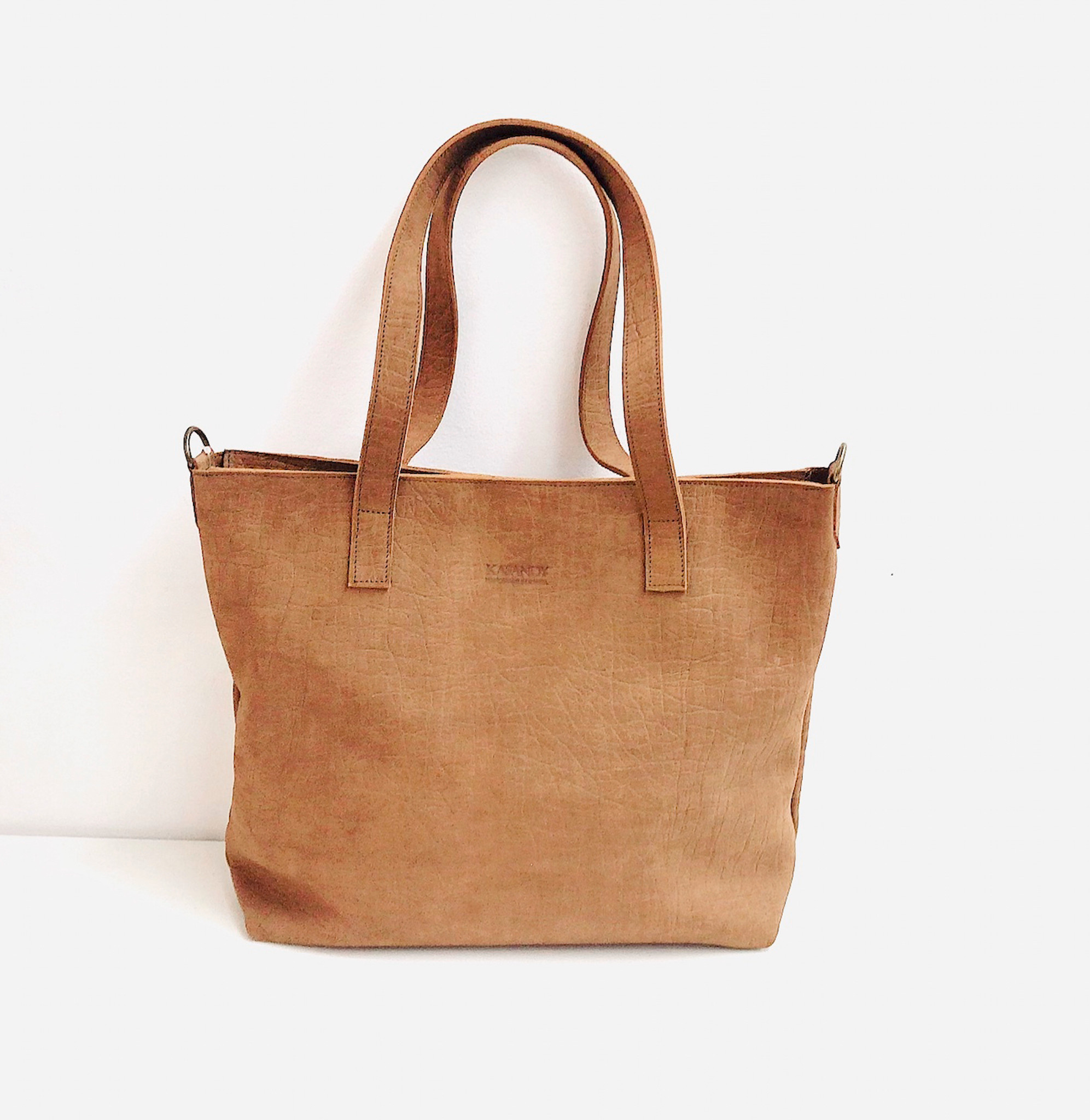 genuine leather tote bag