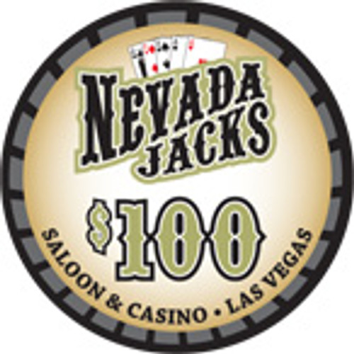 Nevada Jacks Saloon Series $100 chip