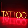 Neon Light Wall Sign for Tattoo Salon Studio Shop, Horizontal, optional colors