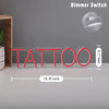 Neon Light Wall Sign for Tattoo Salon Studio Shop, Horizontal, optional colors