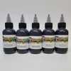 CHROMA 6 Bottle Complete Black and Gray Wash Set Tattoo Ink 1oz.