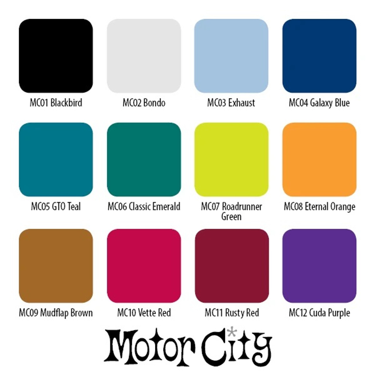 Motor City Ink Signature Series Set, 1oz.