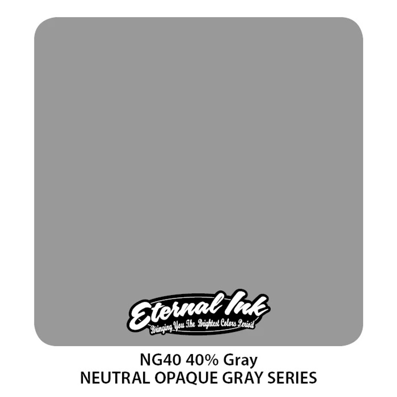 Eternal Inks Neutral Gray 40%, 1oz.