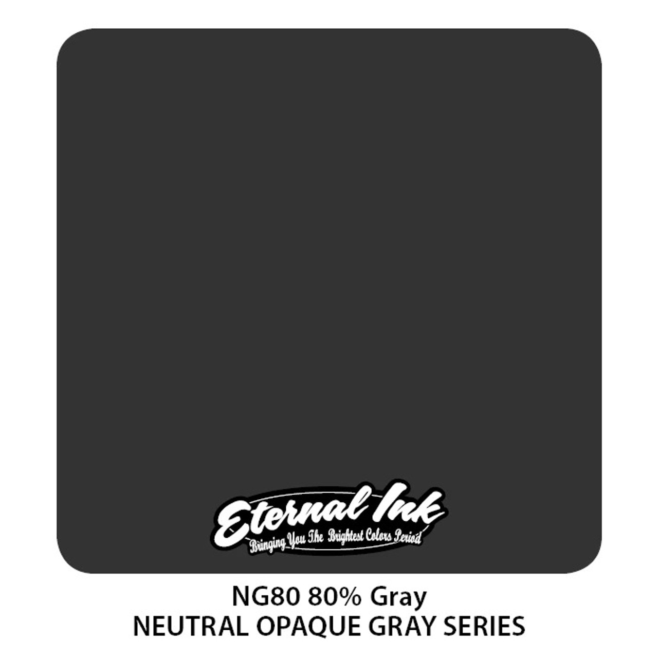 Eternal Inks Neutral Gray 80%, 1oz.