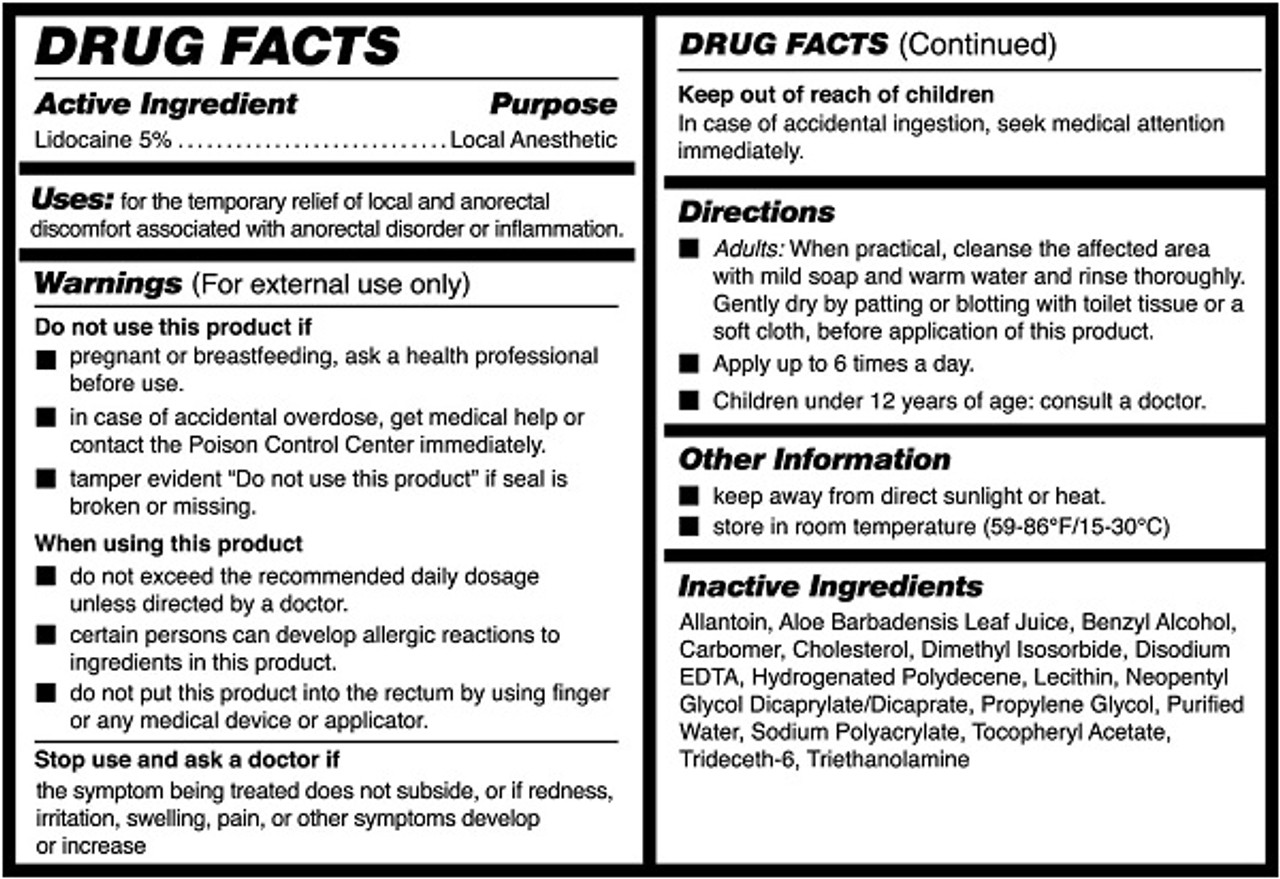 Ebanel 5% Lidocaine Topical Numbing Cream Maximum Strength