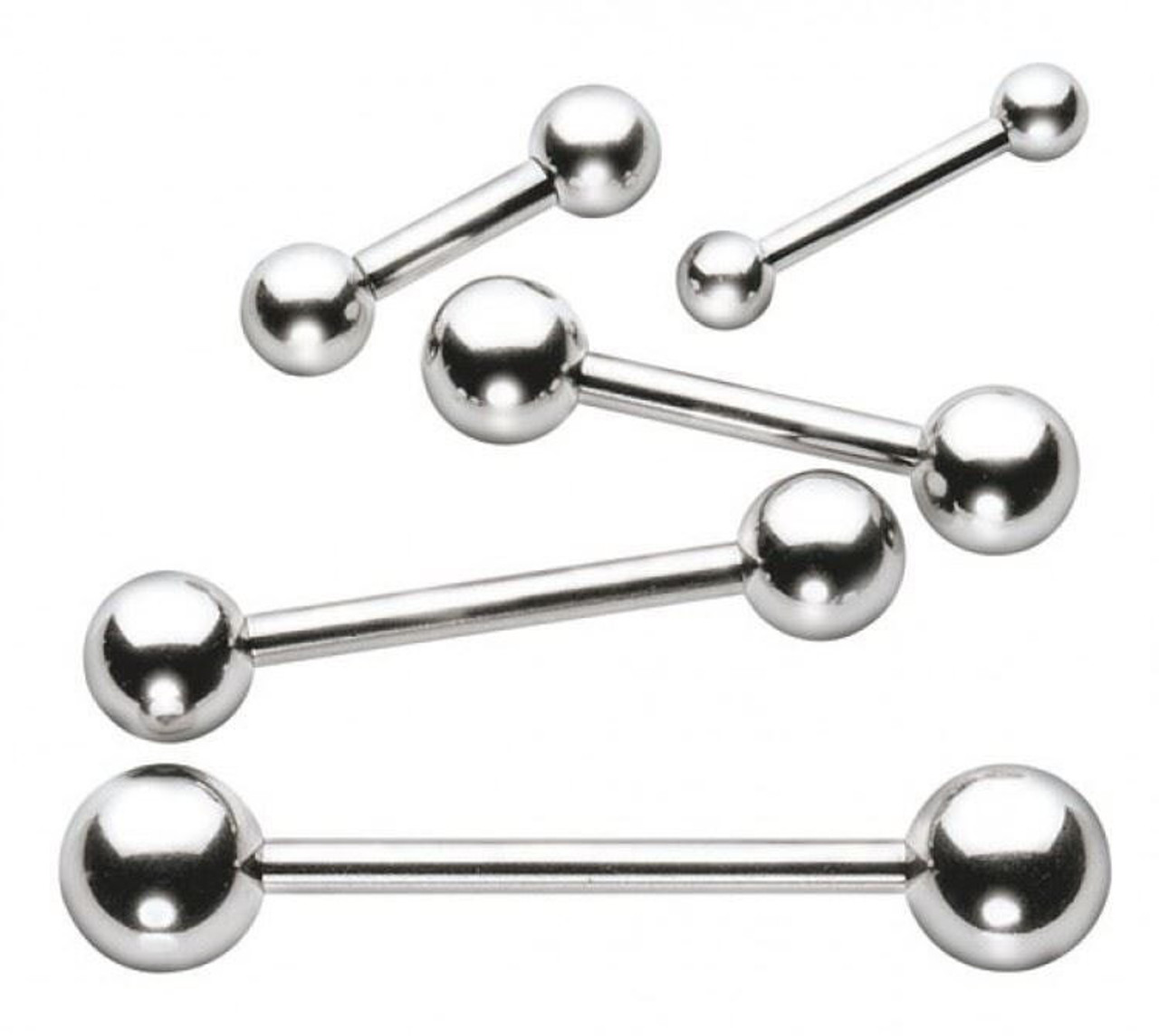 2g Stainless Steel Barbell Externally Threaded