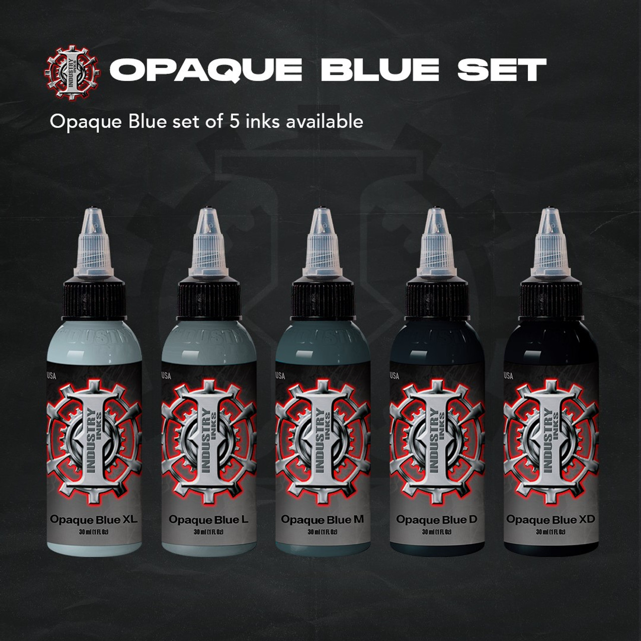 INDUSTRY Opaque Blue Set Ink