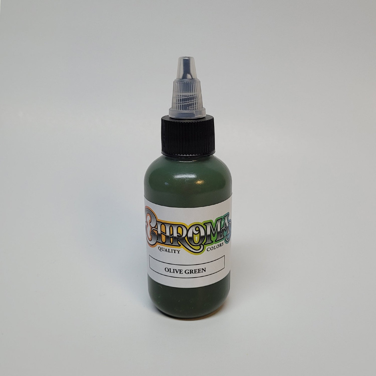 CHROMA Olive Green Tattoo Ink 1oz.