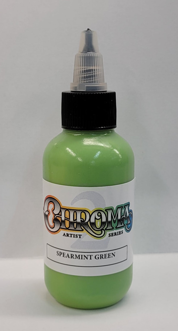 CHROMA Spearmint Green Tattoo Ink 1oz.