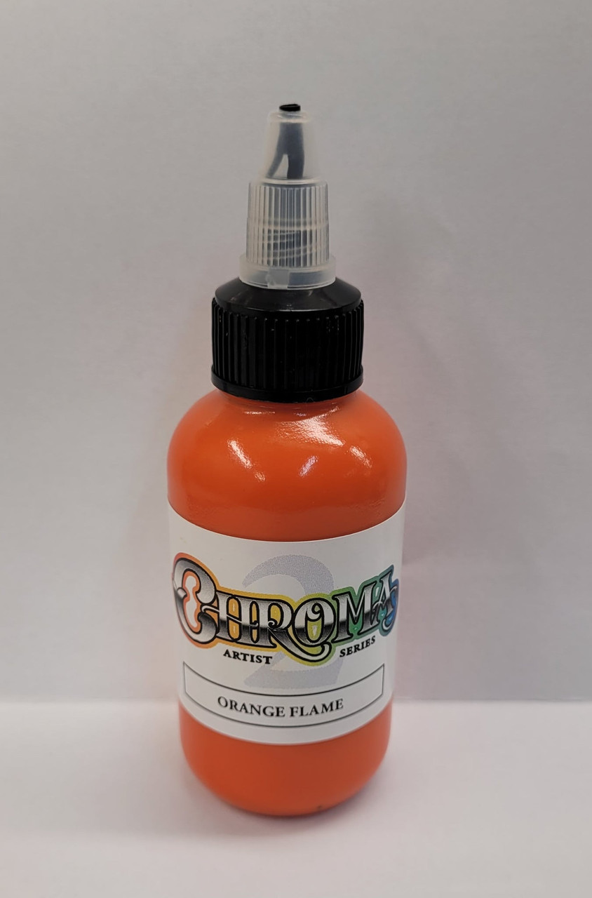 CHROMA Orange Flame Tattoo Ink 1oz.