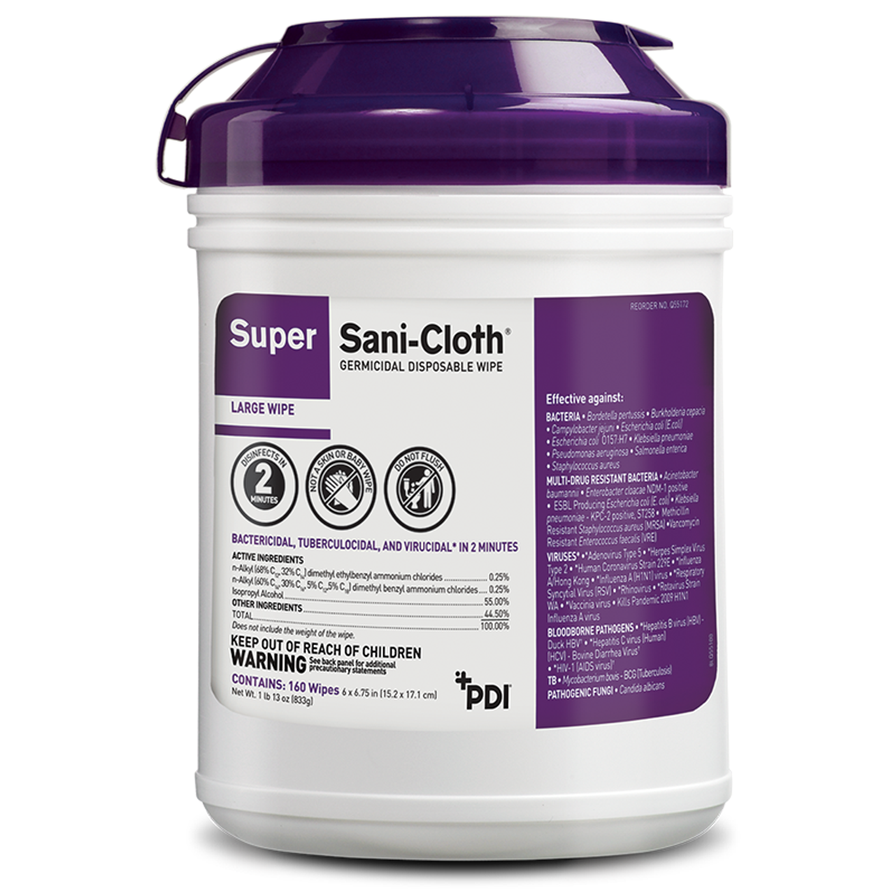 Sani-Cloth, Surface Disinfectant Wipes, choice of type