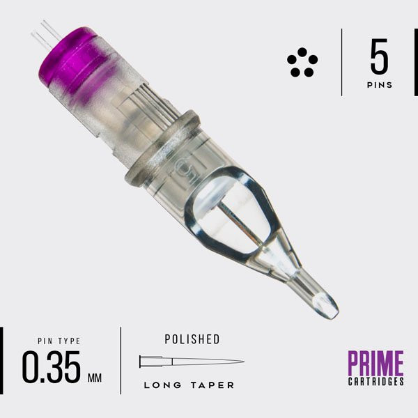 TATSoul Prime+ Standard Round Shader tattoo cartridges, box of 10