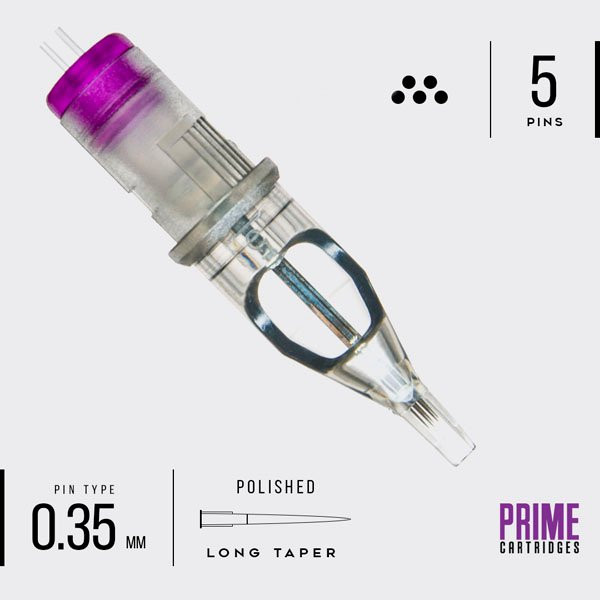 TATSoul Prime+ Standard Curved Magnum tattoo cartridges, box of 10