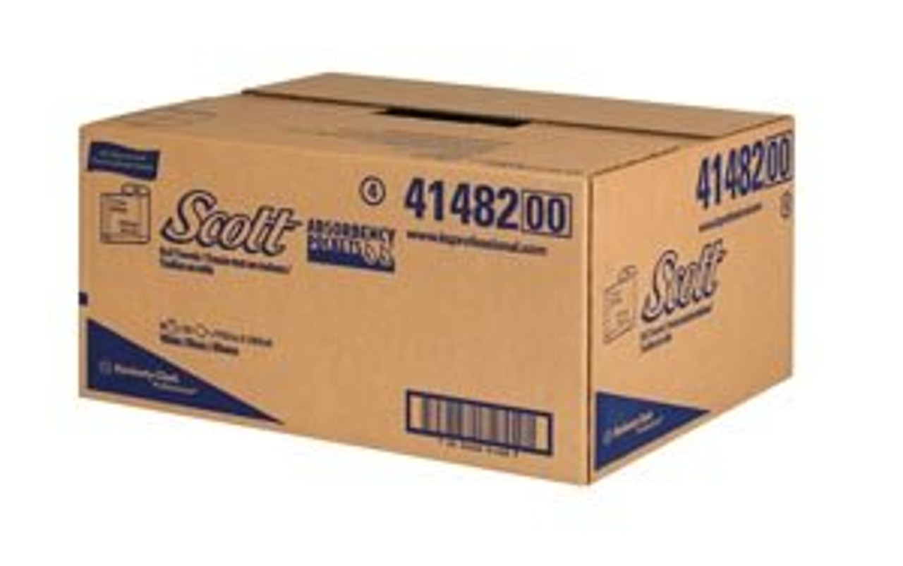 Scott Perforated Roll of 1 Ply White Paper Towels 11" Wide, (Case of 20 rolls)
