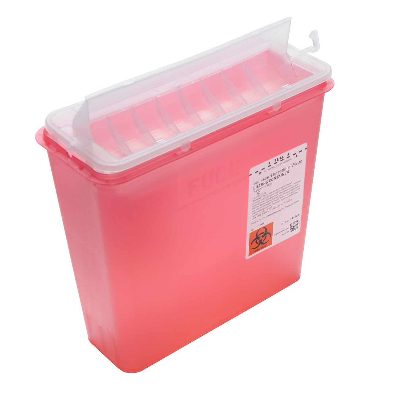 PPI 5 qt. Sharps Disposal Container (Fits Kendall Wall Mount)