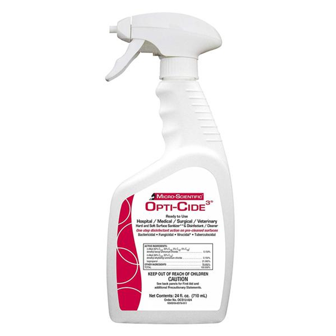 Micro-Scientific Opti-Cide3 Surface Disinfectant, 24oz. bottle or gallon