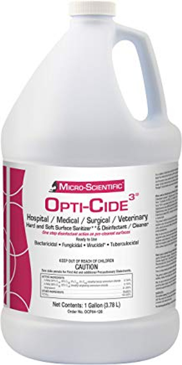 Micro-Scientific Opti-Cide3 Surface Disinfectant, 24oz. bottle or gallon