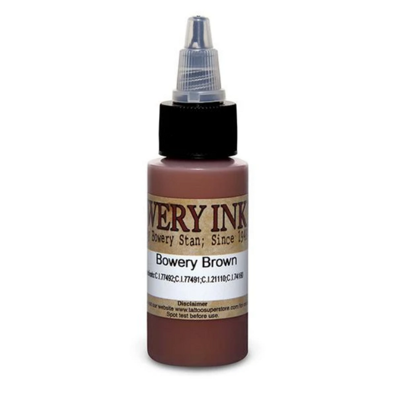 Intenze Bowery Ink Brown, 1oz. Exp 4/30/24