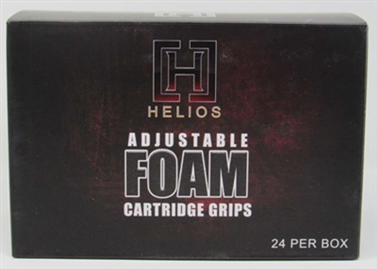 HELIOS ADJUSTABLE FOAM CARTRIDGE GRIPS - Box of 24