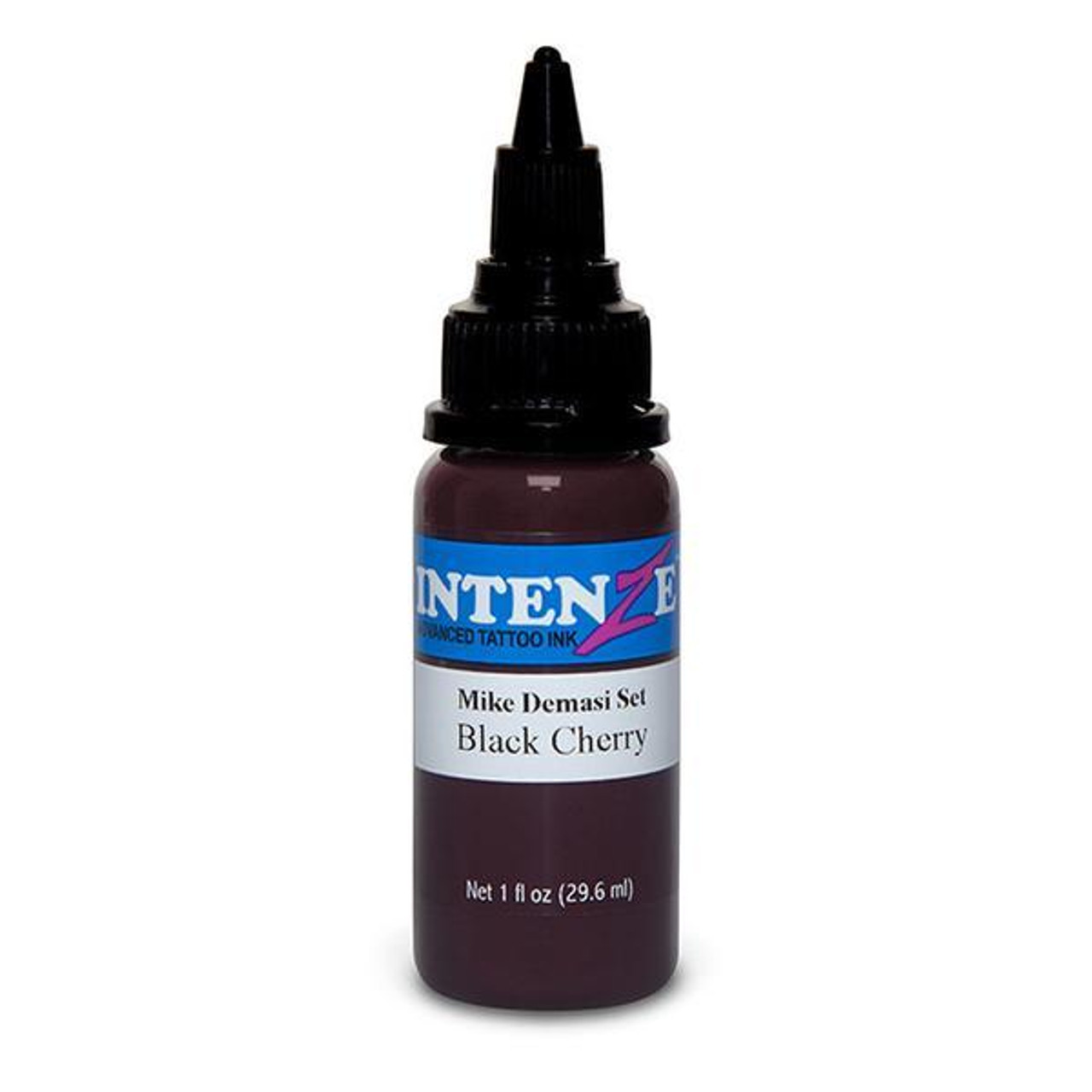 Intenze Black Cherry Tattoo Ink - 1oz. Mike Demasi Color Portrait Series Exp 3/31/26