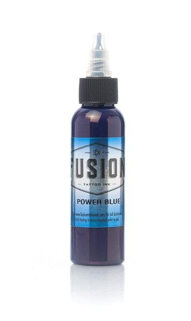 Fusion Power Blue Tattoo Ink, 1oz. EXP 1/12/24