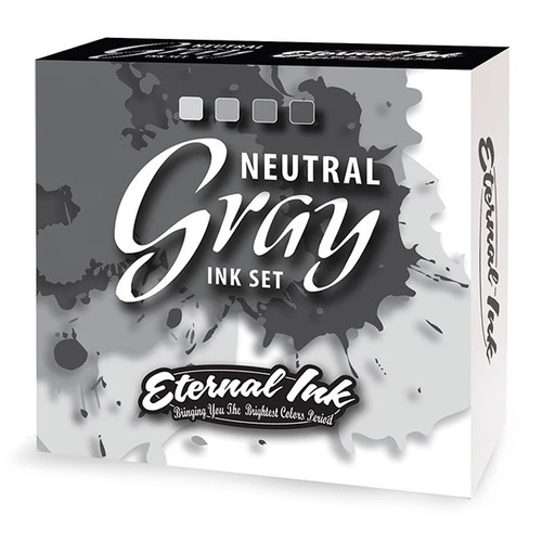 Eternal Ink - Pitch Black - Gray Wash Set