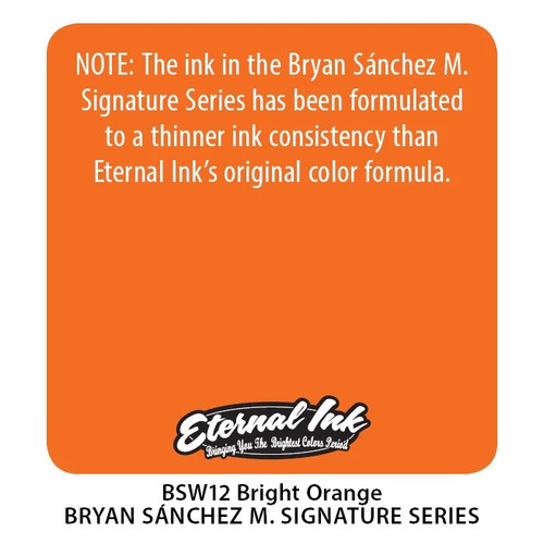 Bryan Sanchez M. Bright Orange, 1oz.