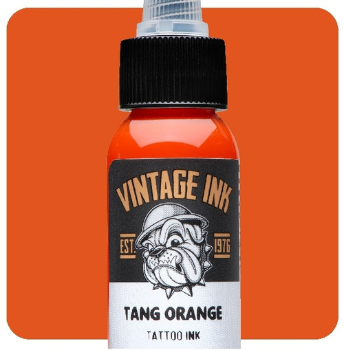Vintage Tang Orange Ink, 1oz.