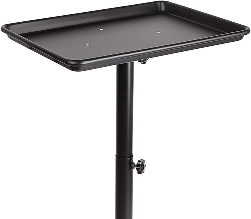 Razorback Mobile Tattoo Tray Stand, Black, 5 leg