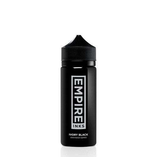 Empire Ivory Black Tattoo Ink, 4oz. "Empire's Darkest Black"