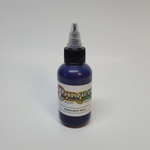 CHROMA Permanent Blue Tattoo Ink 1oz