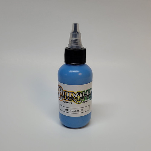 CHROMA Medium Blue Tattoo Ink 1oz.