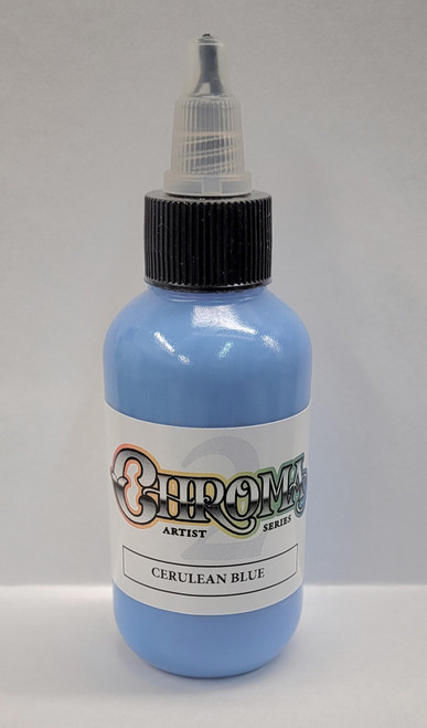 CHROMA Cerulean Blue Tattoo Ink 1oz.
