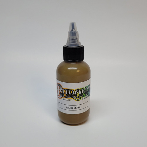 CHROMA Dark Sepia Tattoo Ink 1oz.