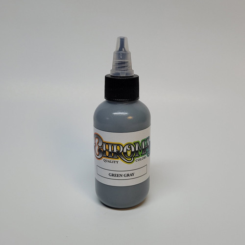 CHROMA Green Gray Tattoo Ink 1oz.