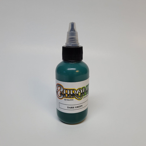 CHROMA Dark Green Tattoo Ink 1oz.
