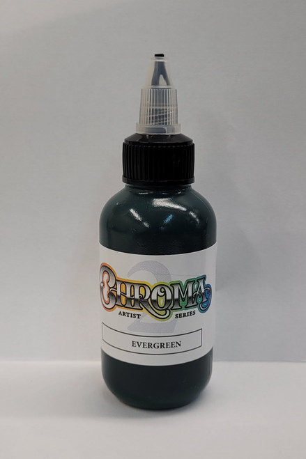 CHROMA Evergreen Tattoo Ink 1oz.