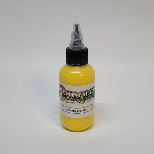 CHROMA Canary Yellow Tattoo Ink 1oz.