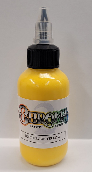 CHROMA Buttercup Yellow Tattoo Ink 1oz.