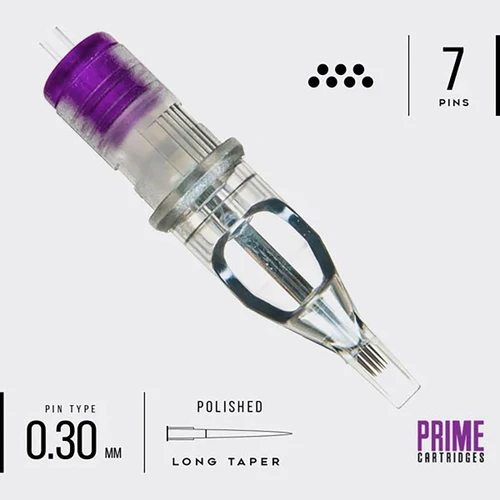 TATSoul Prime+ Bugpin Curved Magnum tattoo cartridges, box of 10