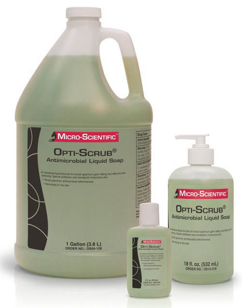 OPTI-SCRUB Liquid Antimicrobial Soap Skin Cleanser