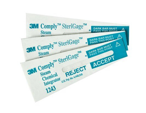 3M™ Comply™ SteriGage™ Steam Chemical Integrator 1243B, 100/PK