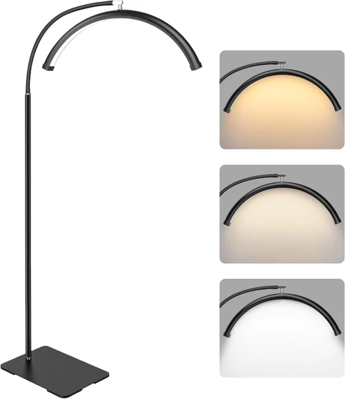 Half Moon Tattoo Light, flexible gooseneck floor stand