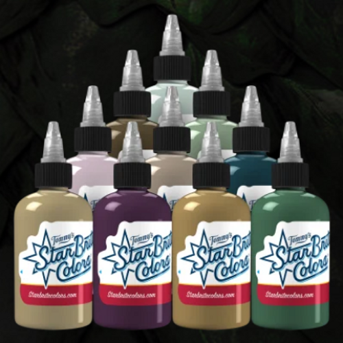Starbrite Ink Tattoo Ink Pigment Paint Colors  Starbrite Ink Paint Colors  Ink Color Ink Tattoos Starbrite Ink Paint line  ArtPaintscom