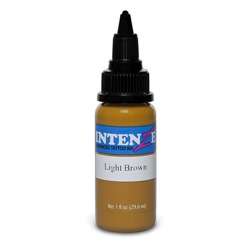 Intenze Light Brown Tattoo Ink, 1oz. Exp 5/31/26