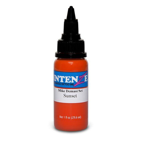 Intenze Sunset Tattoo Ink - 1oz. Mike Demasi Color Portrait Series Exp 12/31/25