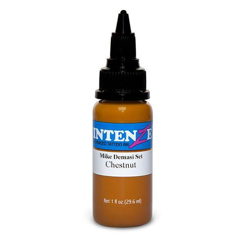 Intenze Chestnut Tattoo Ink - 1oz. Mike Demasi Color Portrait Series Exp 12/31/25