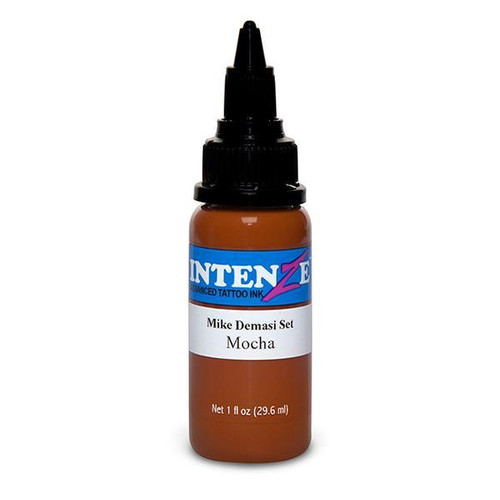 Intenze Mocha Tattoo Ink - 1oz. Mike Demasi Color Portrait Series Exp 9/30/25